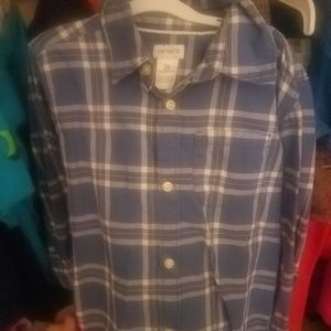 Carter's button up plaid shirt.